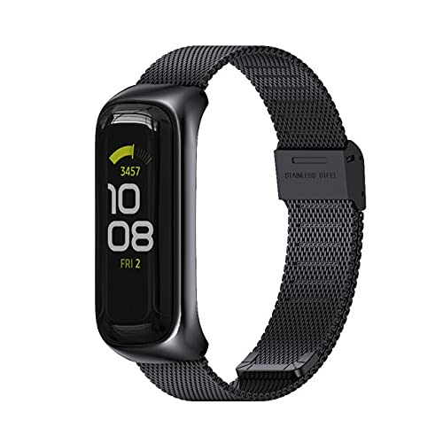 Venta Internacional - Correa De Metal Para Samsung Galaxy Fit 2 Banda De Reemplazo De Reemplazo De La Banda De Re