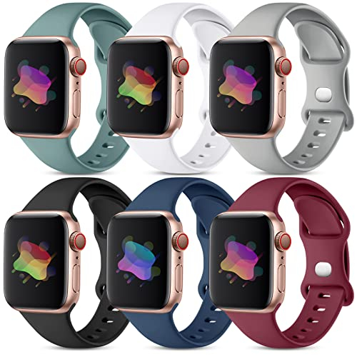 Foto 2 pulgar | Venta Internacional - Maledan Compatible Con Hombres De La Banda De Apple Watch Men, 6 Paquete De Reemplazo De Co