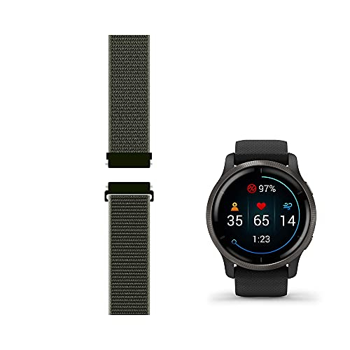 Foto 2 pulgar | Venta Internacional - Correas De Nylon De Lujo Compatibles Con Bandas De Reemplazo De Reloj Inteligente Garmin Ve