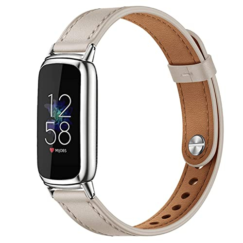 Venta Internacional: Compatible Para La Banda De Reloj De Luxe Fitbit, Elegante Pulsera De Correa Delgada De Cuer