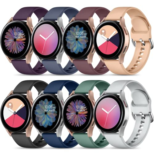 Venta Internacional - Maledan 8 Pack Band Compatible Con Galaxy Watch 4 Band/active 2 40 Mm 44 Mm, Galaxy Watch 5