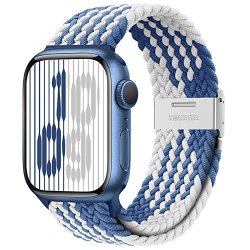 Foto 2 pulgar | Venta Internacional - Qimela Compatible Con Apple Watch Band 49 Mm 45 Mm 44 Mm 42 Mm, Correa De Bucle En Solitari