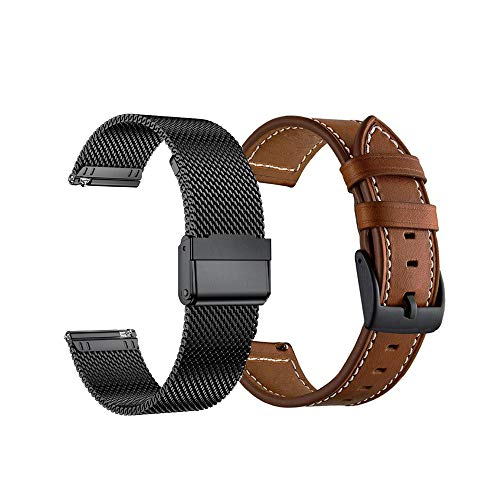 Venta Internacional - Yejok Vivoactive 3 Bandas De Reemplazo, Brazalete De Banda De Reloj De Metal De Malla De 20