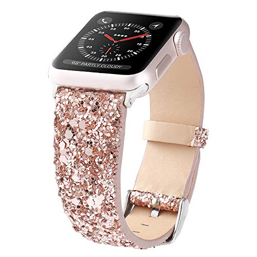 Foto 2 pulgar | Venta Internacional - Bandas Bling Compatibles Con La Banda Apple Watch 38 Mm 44 Mm 42 Mm 44 Mm 45 Mm 49 Mm Women,