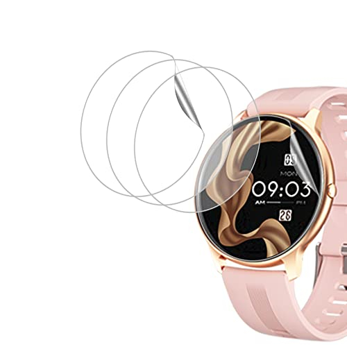 Foto 2 pulgar | Venta Internacional - Protector De Pantalla Suave Smaate Compatible Con Agptek Lw11 Smartwatch Round Screen 1.28