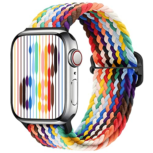 Foto 2 pulgar | Venta Internacional - Bandas De Bucle Solitario De Nylon De Nylon Qimela Compatibles Con La Banda Apple Watch 41