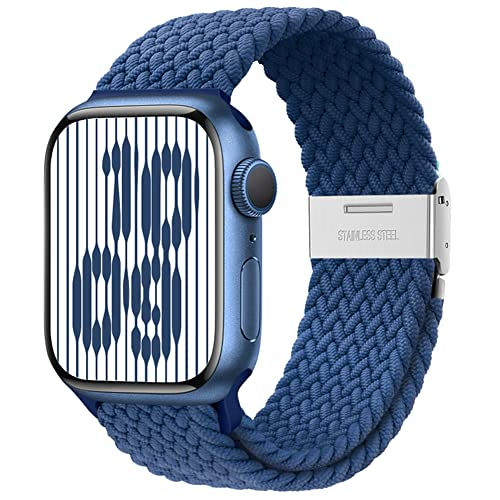 Foto 2 pulgar | Venta Internacional - Qimela Compatible Con Apple Watch Band 41 Mm 44 Mm 38 Mm, Correa De Bucle En Solitario De S