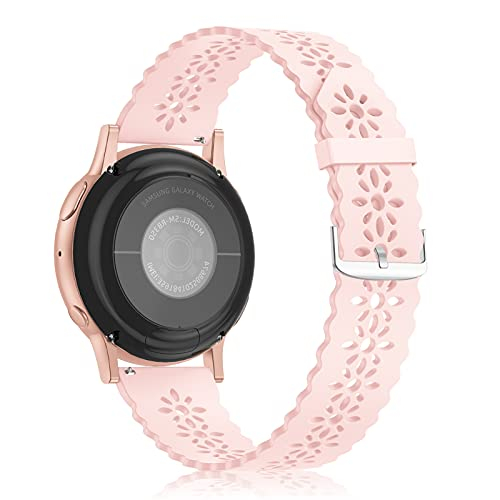 Foto 2 pulgar | Venta Internacional - Banda De Silicona De Encaje De 20 Mm Compatible Para Samsung Galaxy Watch 4 40 Mm 44 Mm/wat