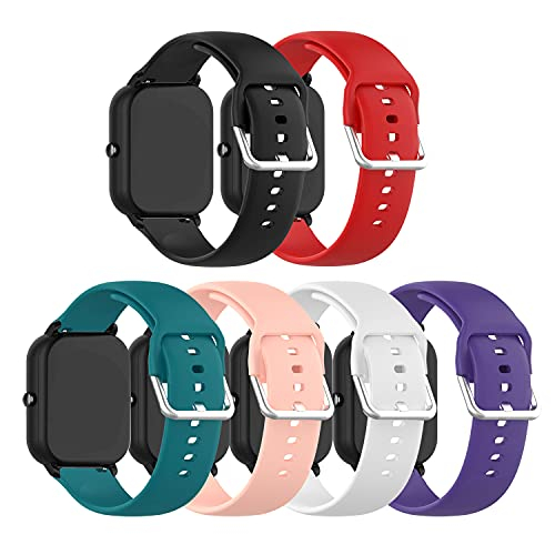 Venta Internacional - Bandas Compatibles Con Hamile Gt01 Reemplazo De La Correa Del Reloj Pulsera De Silicona Colo