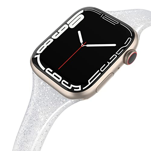 Venta Internacional - Swees Compatible Con Bandas De Apple Watch 41 Mm 38 Mm 40 Mm 42 Mm 44 Mm 45 Mm 49 Mm, Silico