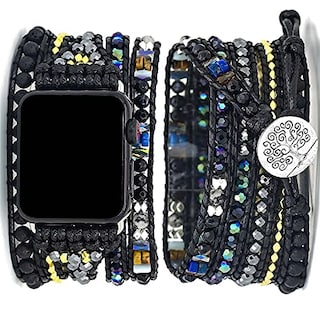 Foto 1 | Venta Internacional - Somesame Compatible Con Apple Watch Band 41mm 40 Mm 38 Mm Boho Beads Bracelets, Multicapa 5