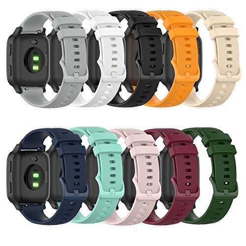 Foto 2 pulgar | Venta Internacional - Fiturn Soft Colorfle Silicone Watch Band Straps Compatible Con Garmin Venu Sq 2 Music/venu