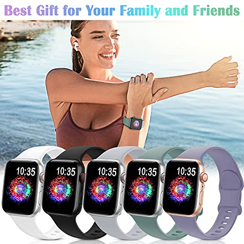 Foto 7 pulgar | Venta Internacional - Banda Deportiva Treasuremax Compatible Con Bandas De Apple Watch 38 Mm 40 Mm 41 Mm 42 Mm 44