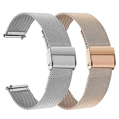 Correa de Muñeca FitTurn Compatible con Banda de Reloj Inteligente Máspro F12 de Metal - Venta Internacional