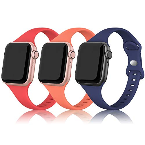 Foto 2 pulgar | Correas Swees Compatibles con Apple Watch 41/ 38/ 40/ 42/ 44/ 45/ 49 mm 3 Piezas - Venta Internacional