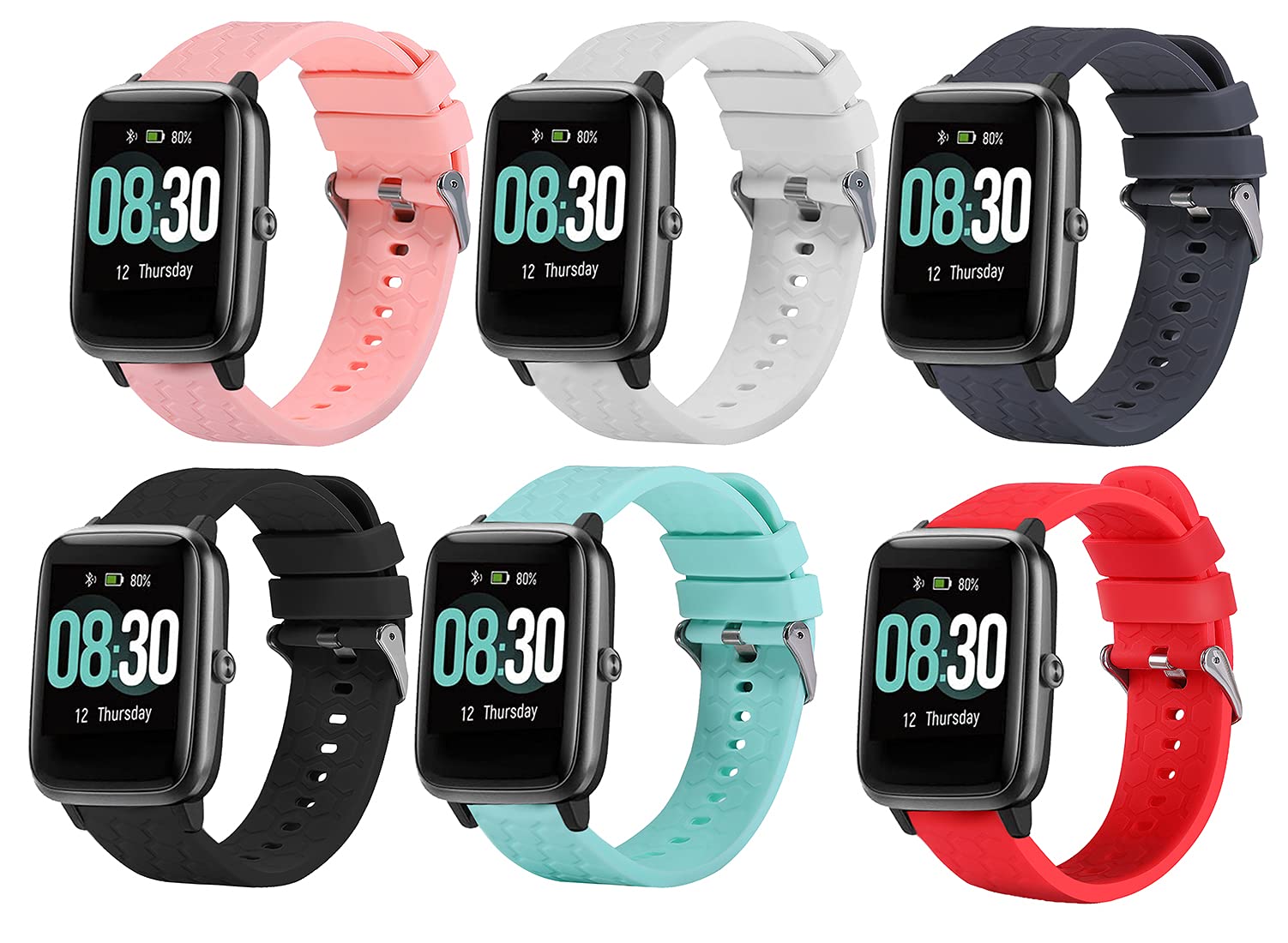 Foto 2 pulgar | Correas Tencloud 6 Piezas para Fitpolo Smart Watch-Venta Internacional