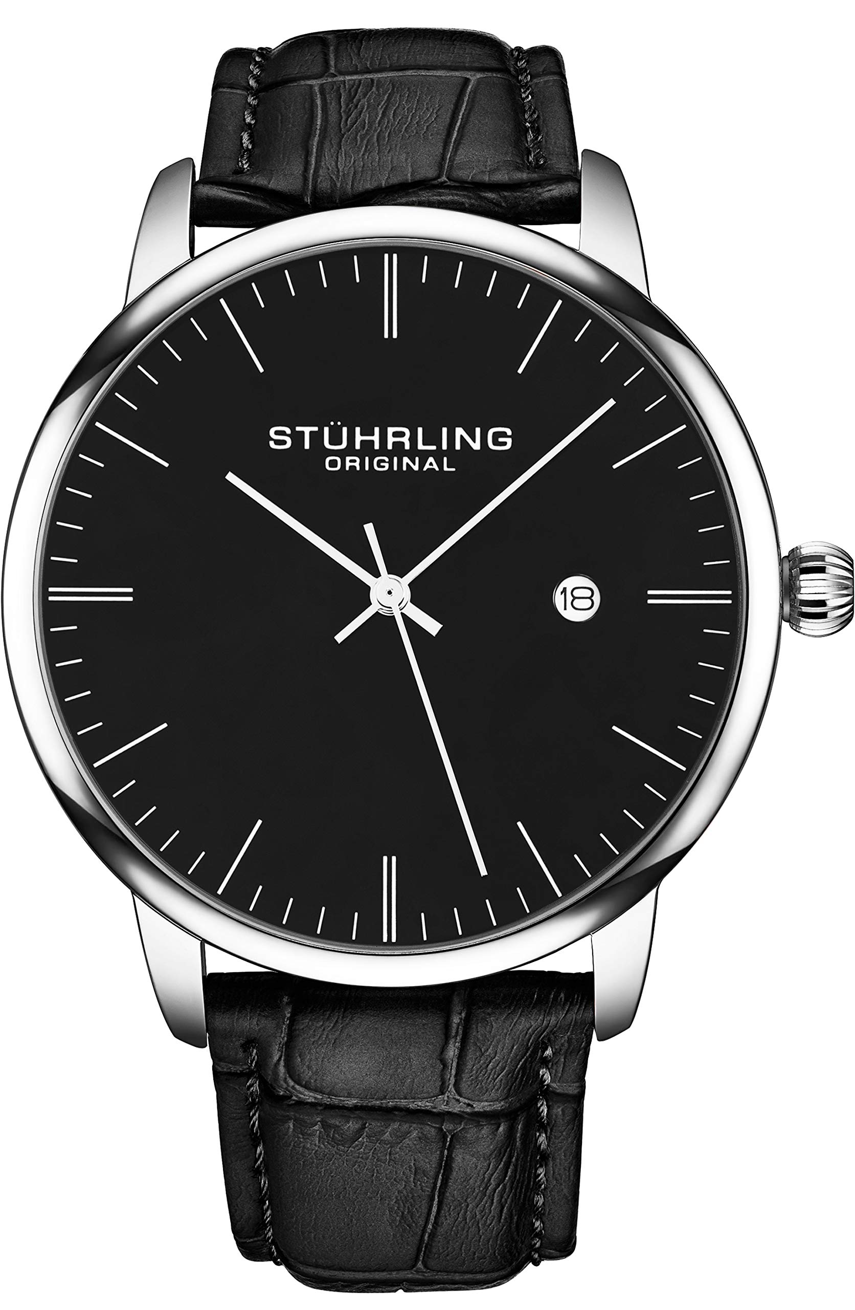 Foto 2 pulgar | Venta Internacional - Stuhrling Original Mens Watch Store De Cuero De Piel De Ternero - Vestido + Diseño Casual