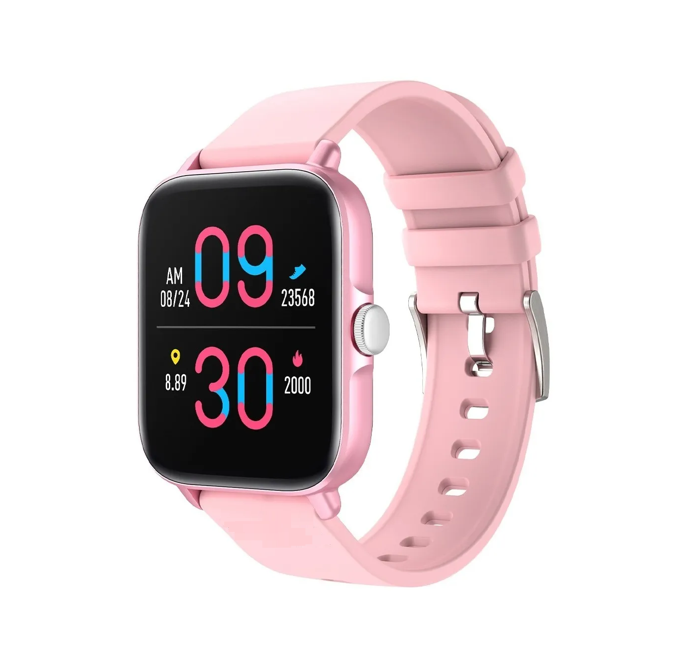 Foto 2 pulgar | Smartwatch Reloj Inteligente Bluetooth Eo Safe Imports color Rosa