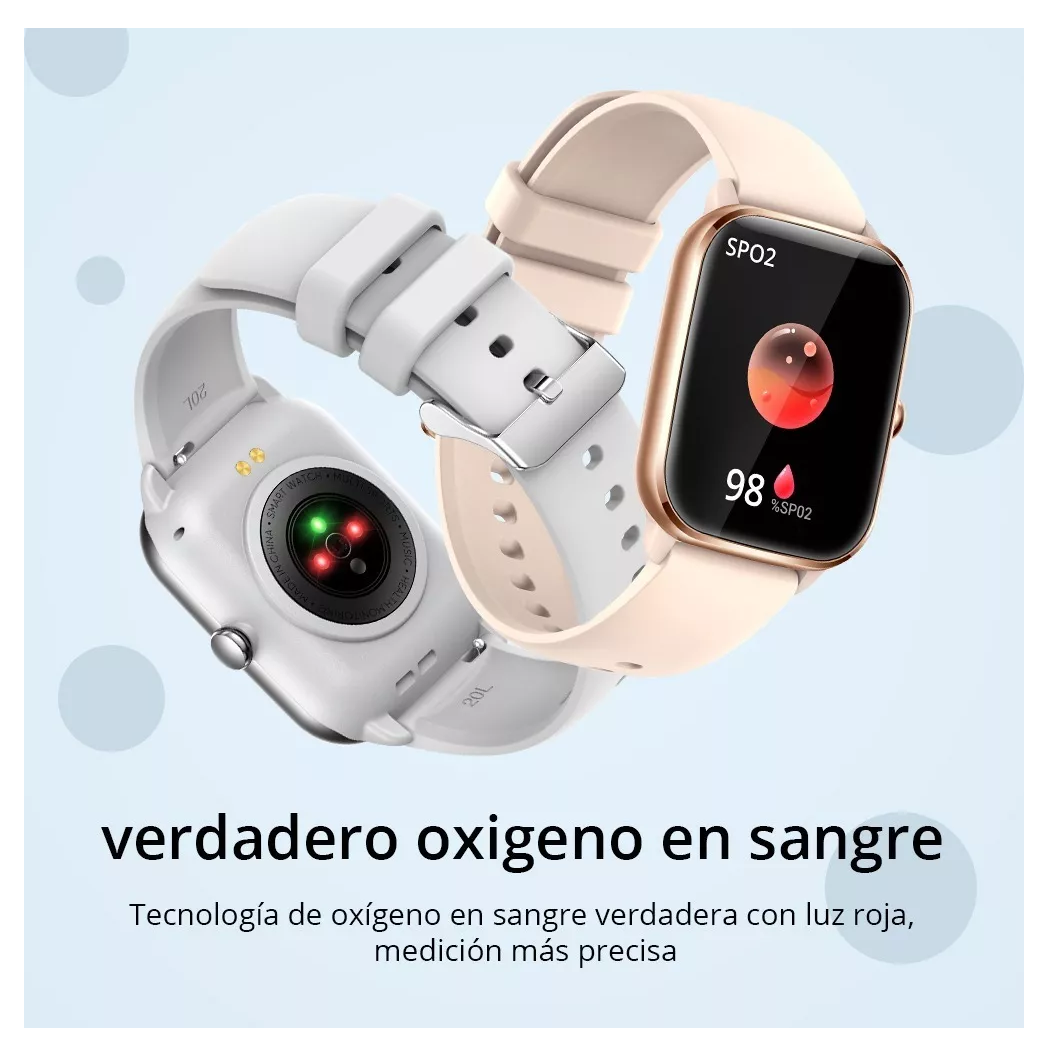 Foto 2 | Reloj Inteligente De 1,9 Pulgadas Smartwatch Belug color Dorado