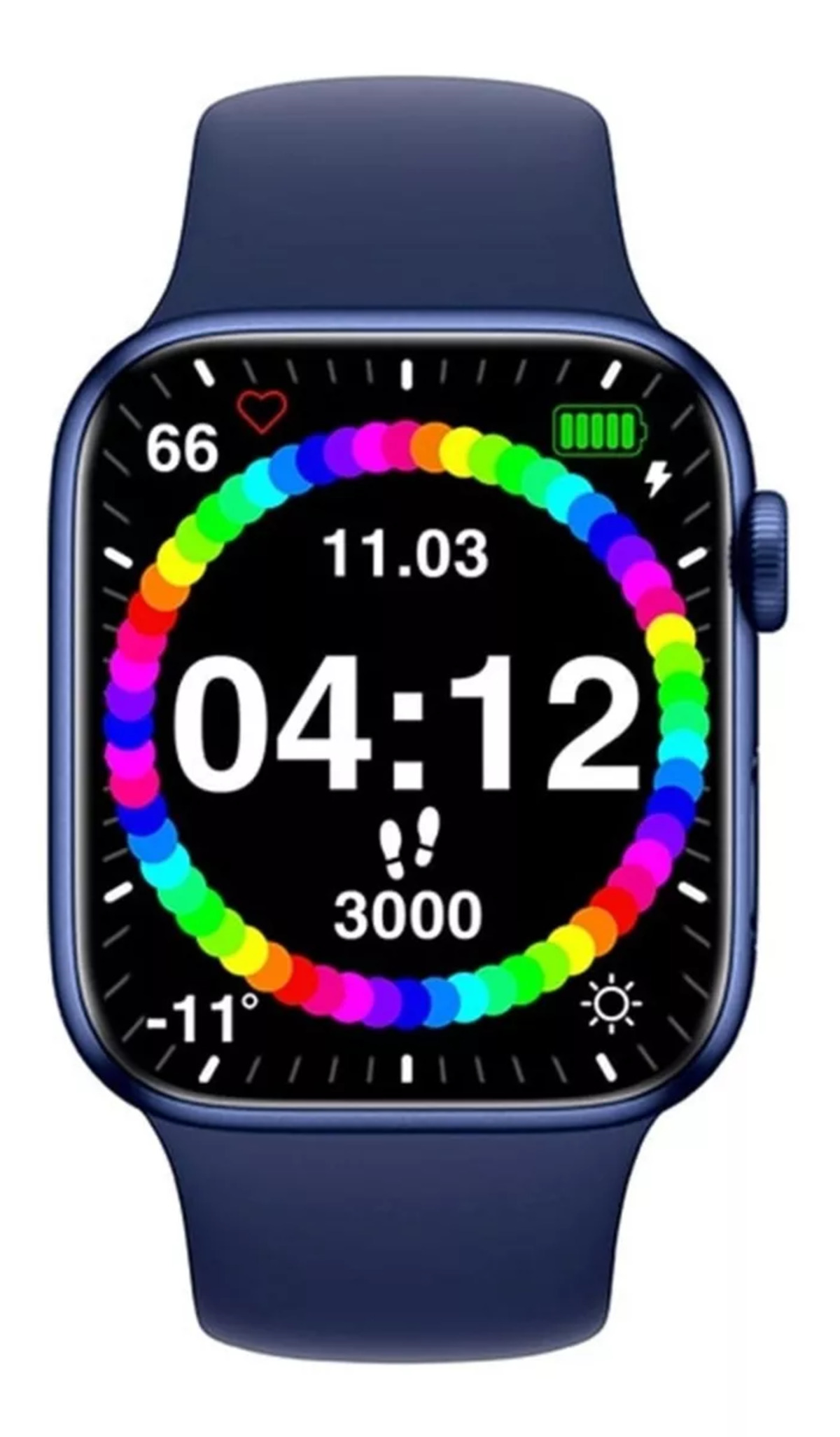 Foto 2 pulgar | Smartwatch Fralugio Z51 Full Touch Serie 7 color Azul