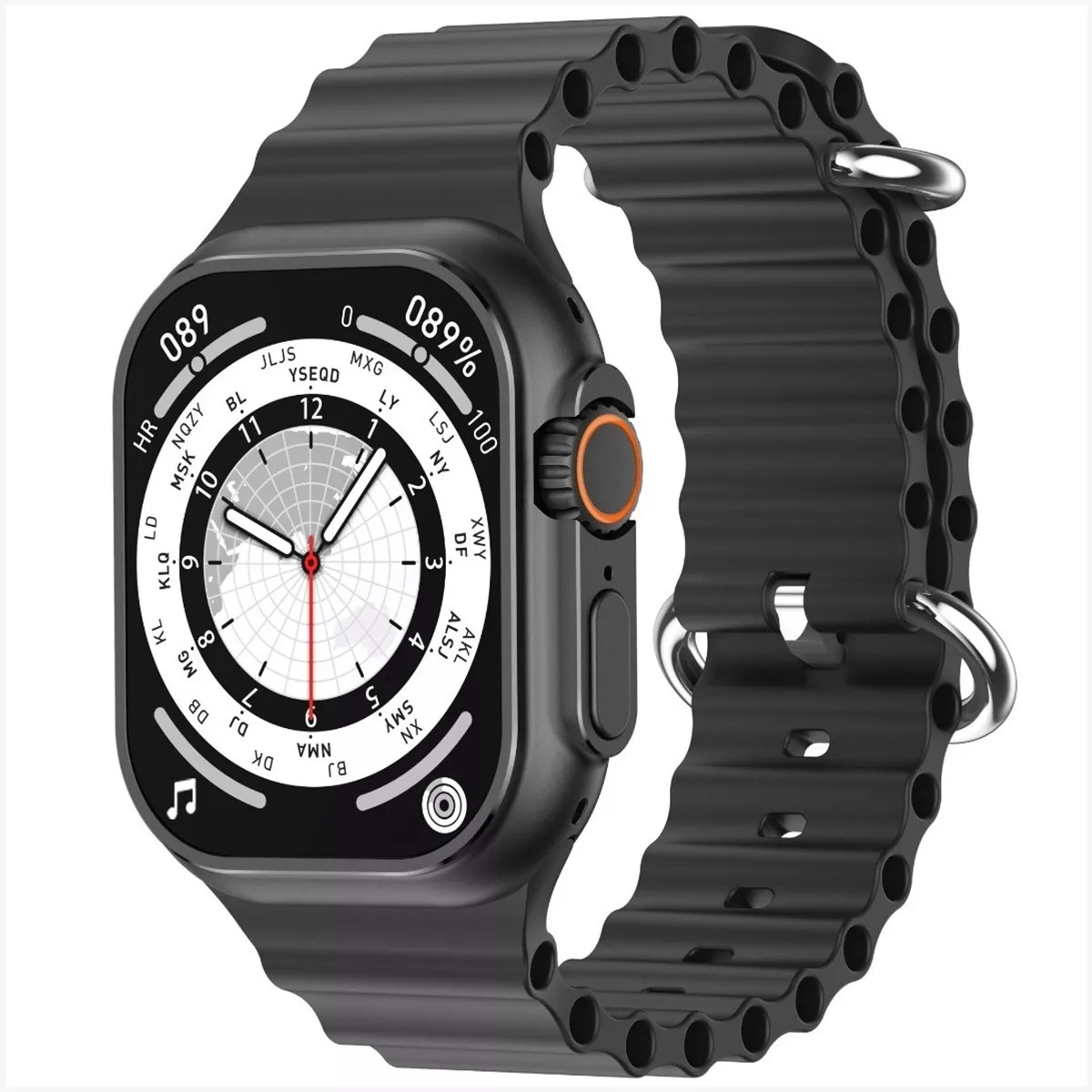 Foto 2 pulgar | Smartwatch Fralugio NW8 Ultra Max color Negro