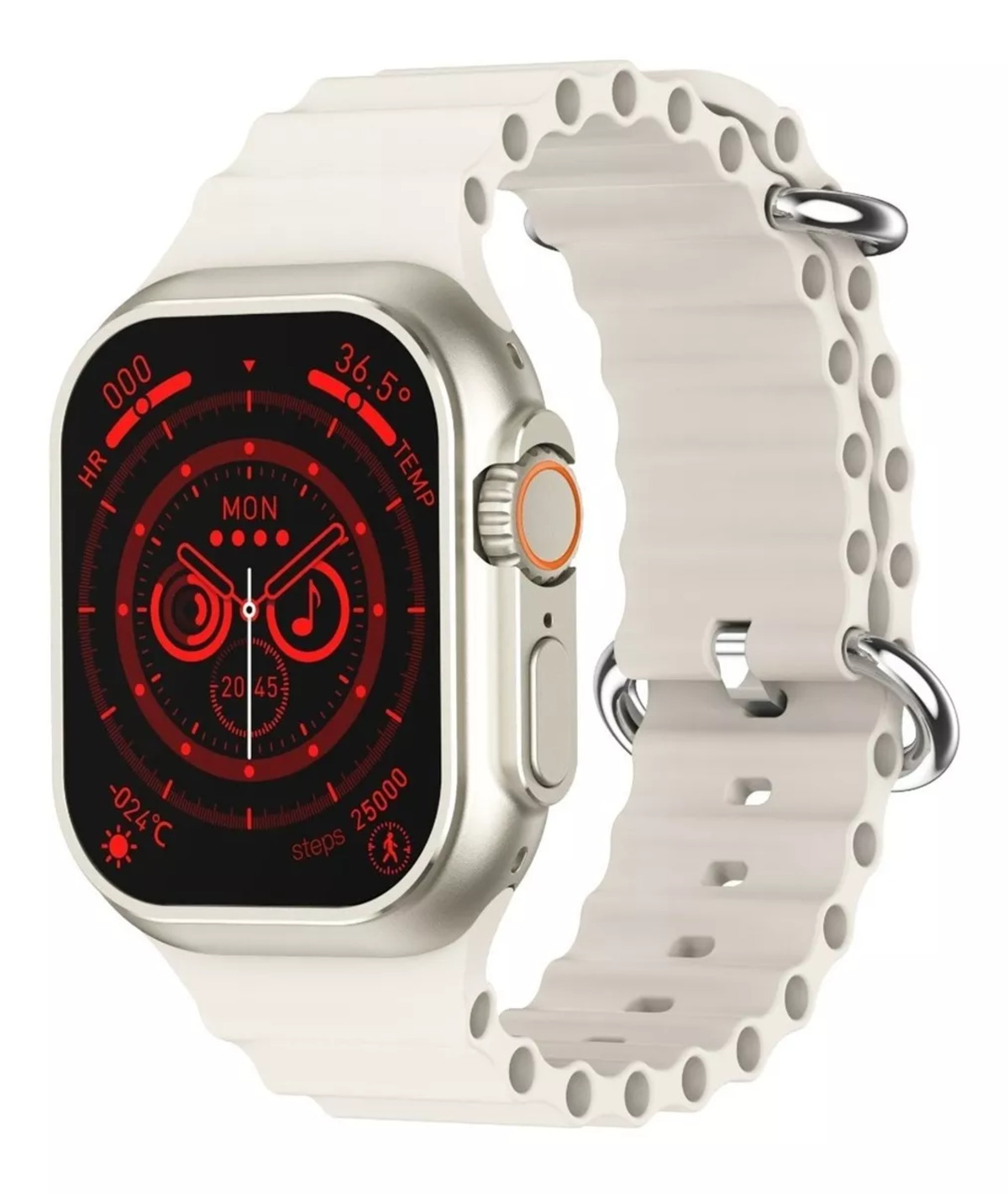 Foto 2 pulgar | Smartwatch Fralugio NW8 Ultra Max color Blanco