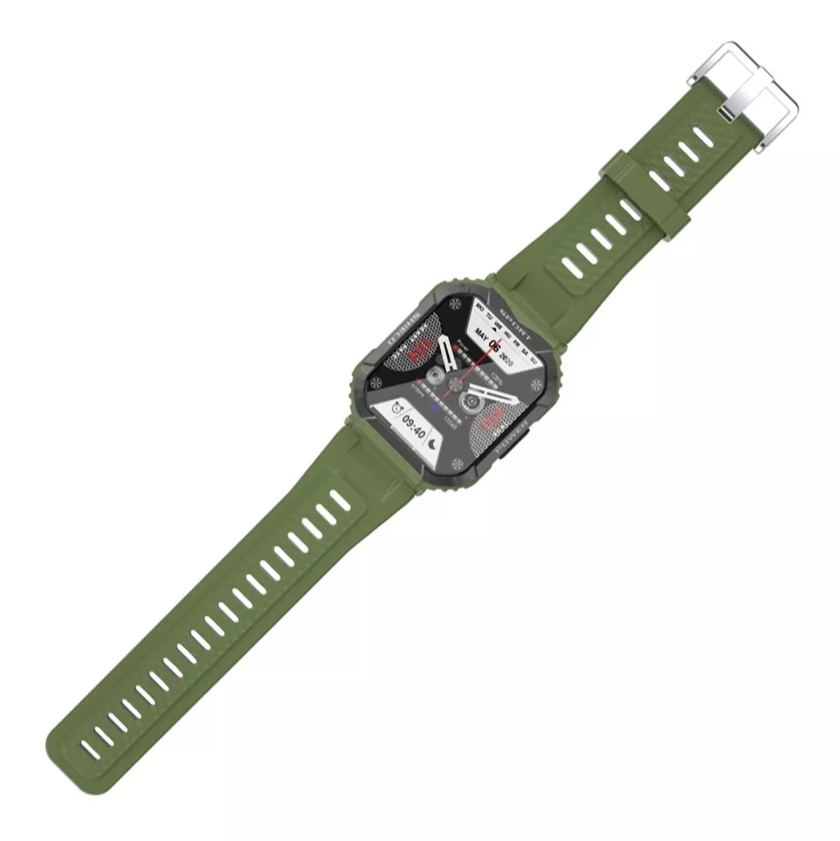 Foto 4 pulgar | Smartwatch Fralugio V50 Notificaciones Hd color Verde