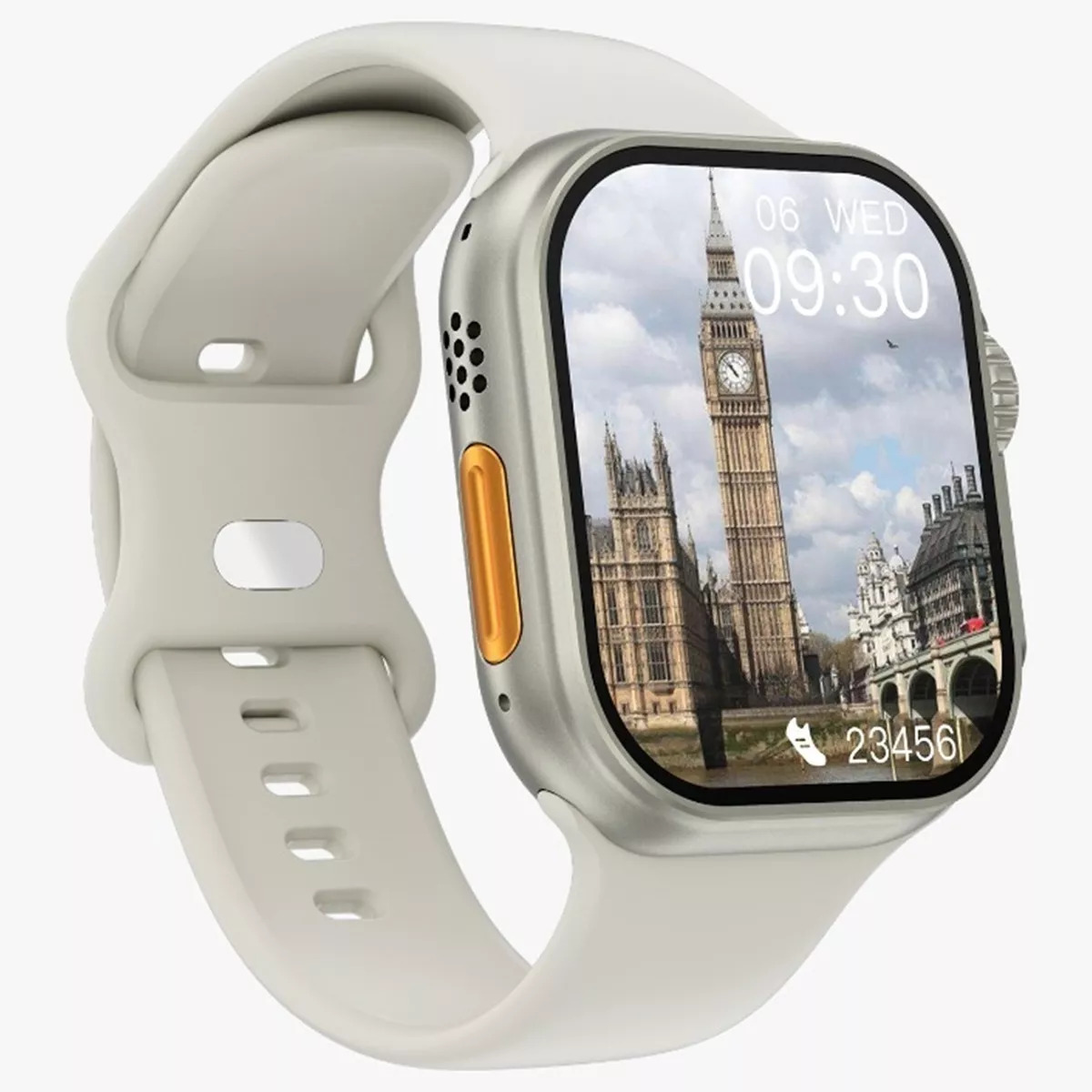 Foto 4 pulgar | Smartwatch Fralugio Iw8 Ultra Nfc 2.16 Hd color Blanco