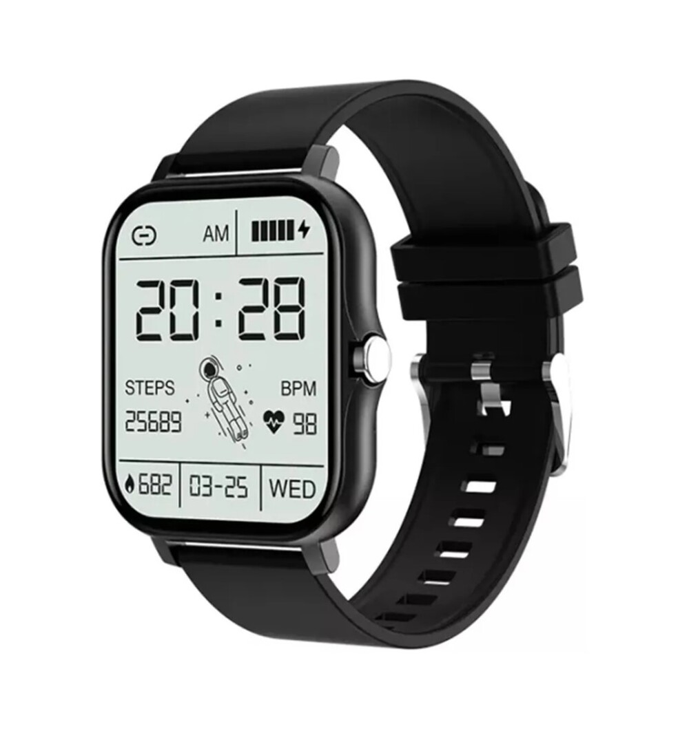 Foto 3 pulgar | Smart Watch  Inteligente Fralugio Q13 Hd Negro