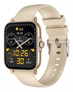 Foto 3 | Smartwatch Fralugio GT30 Redondo Touch HD color Dorado