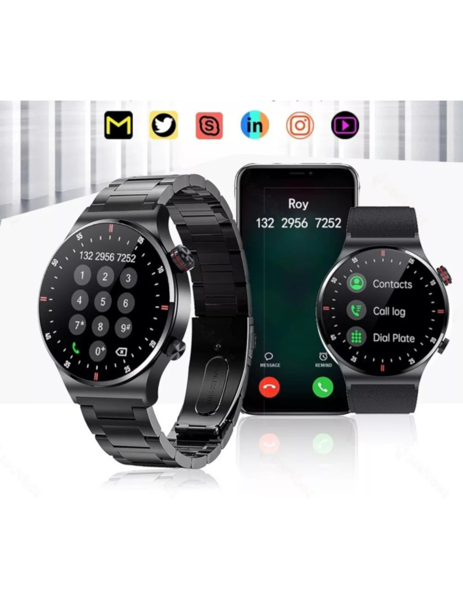 Foto 4 pulgar | Smartwatch Petukita Box BW0382 color Negro Bluetooth NFC