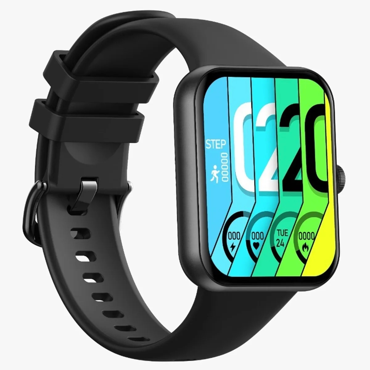 Fralugio Smartwatch Reloj Inteligente L32 Full Touch Ips Hd color Negro