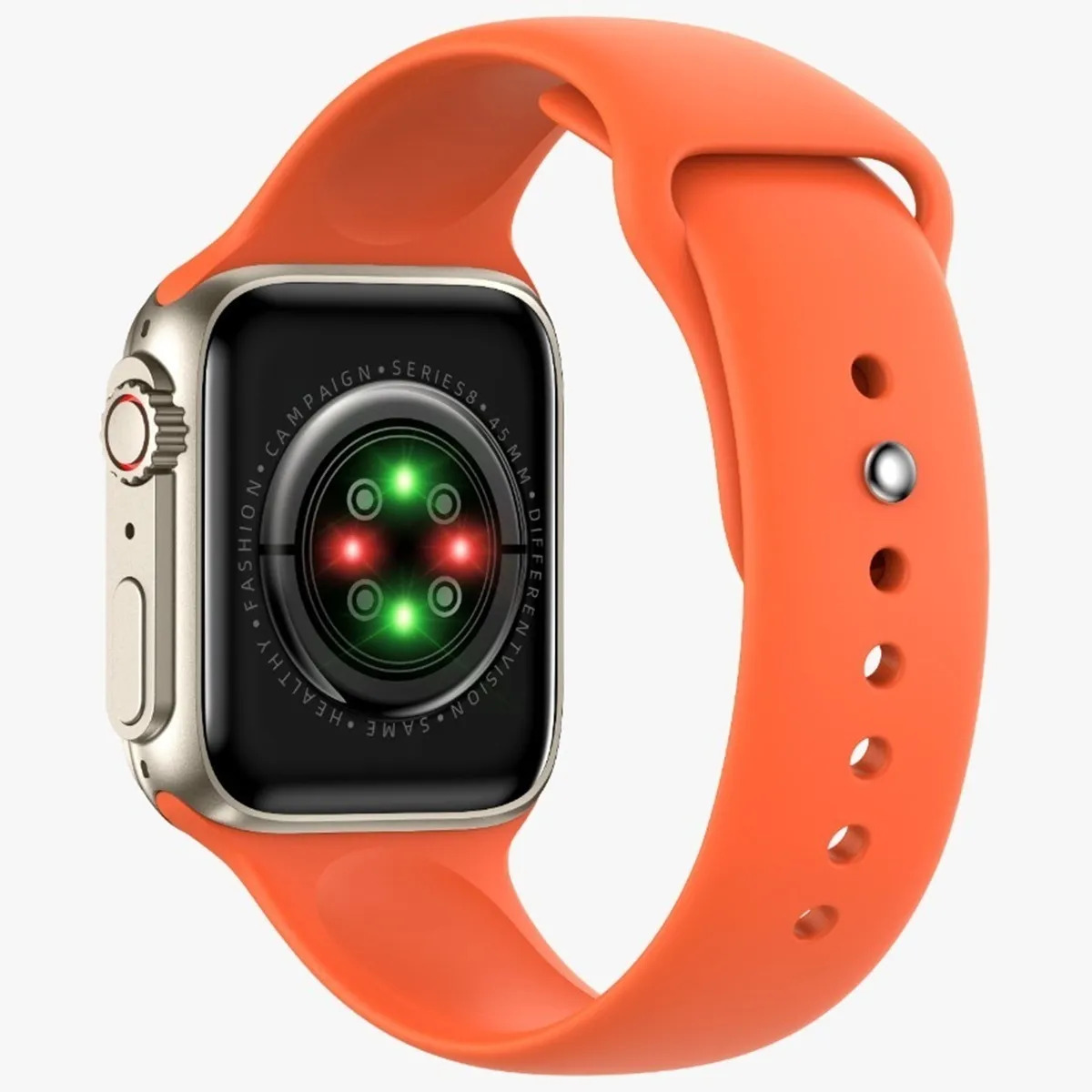 Foto 5 pulgar | Smartwatch Fralugio Z59 Ultra color Naranja Touch NFC HD