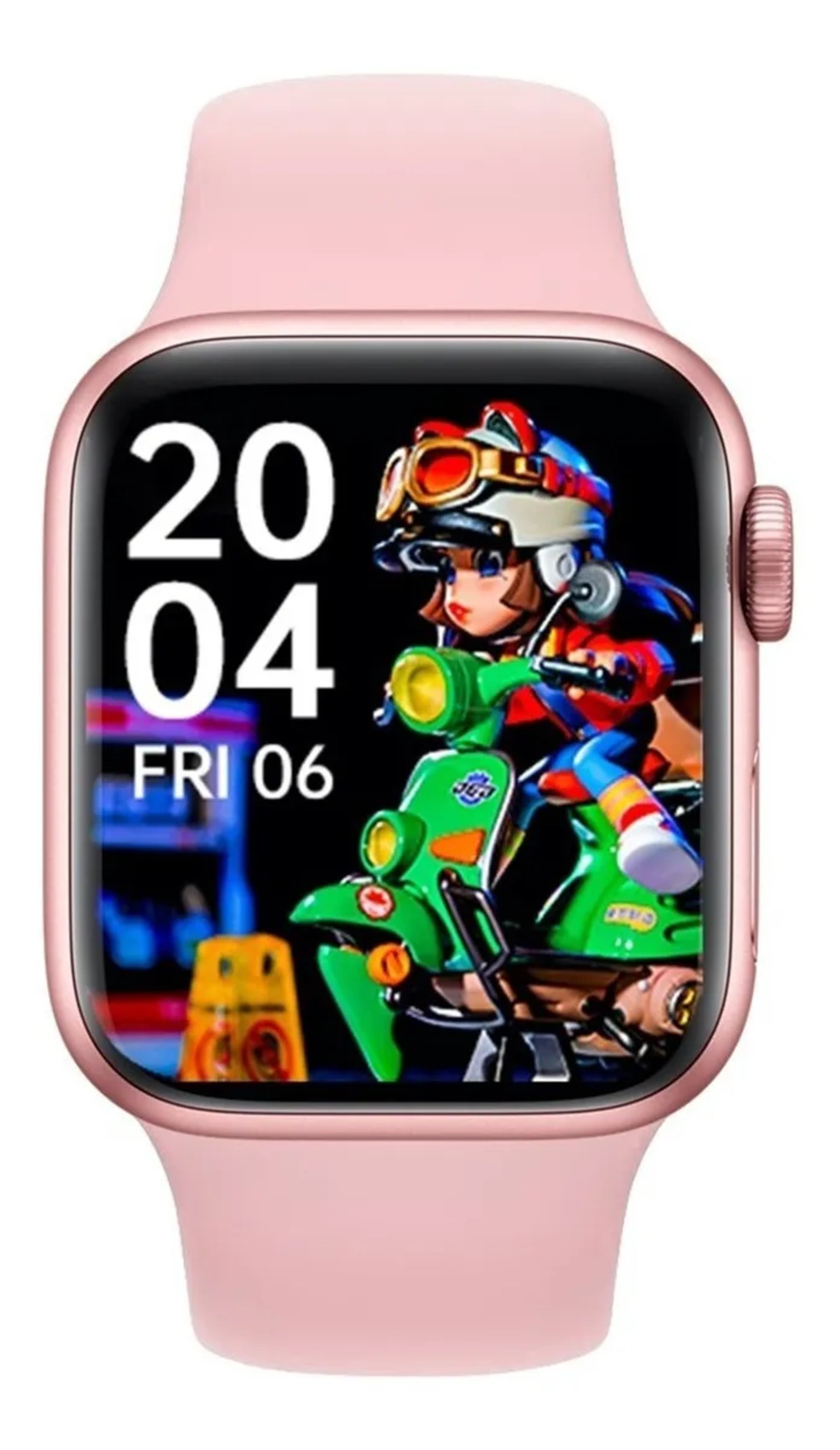 Foto 2 | Smartwatch Fralugio Watch 8 Max color Rosa IPS HD NFC