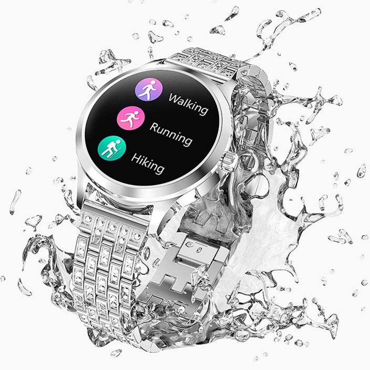 Foto 4 pulgar | Smartwatch Fralugio LW07 color Plata