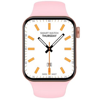 Foto 2 | Reloj Inteligente Fralugio Z36 Series 7 Full Touch Notificaciones Rosa
