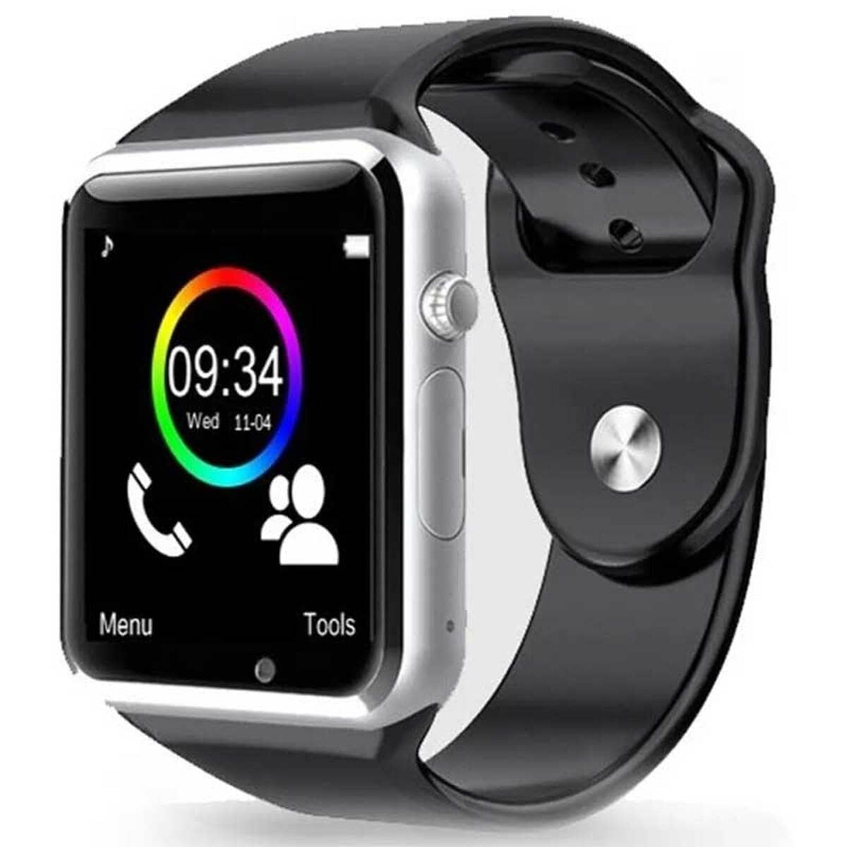 Smartwatch Fralugio A1 color Negro con Cámara y Ranura para Micro SD $780