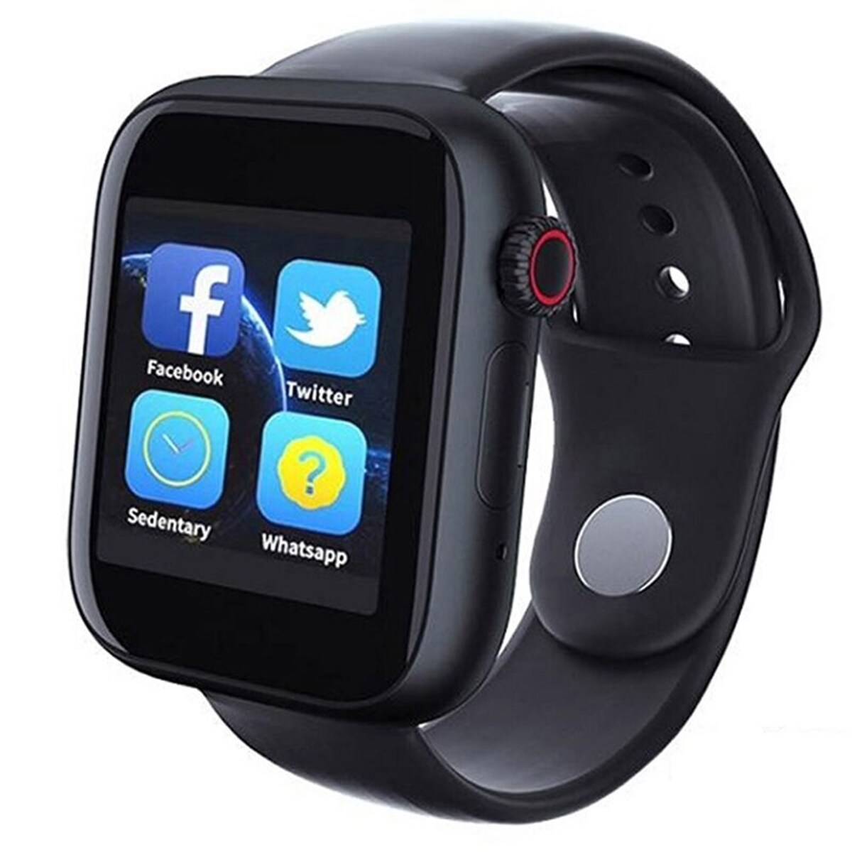 Foto 3 pulgar | Smartwatch Fralugio A2 color Negro con Cámara y Ranura para Micro SD