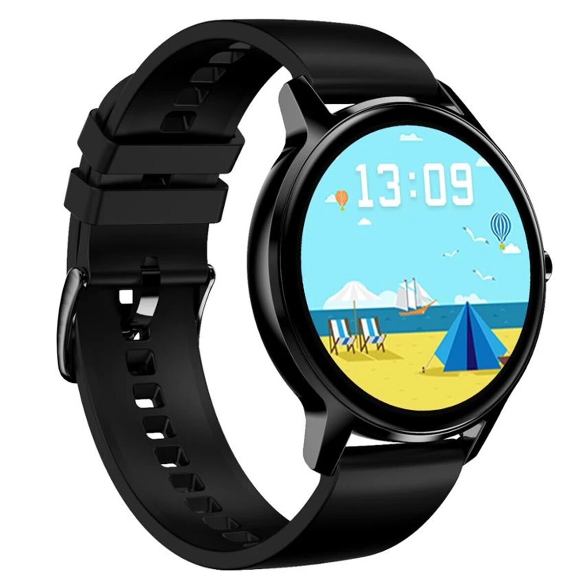 Foto 3 pulgar | Reloj Inteligente Fralugio Smartwatch DT56 Monitores de Ejercicio y Notificaciones color Negro