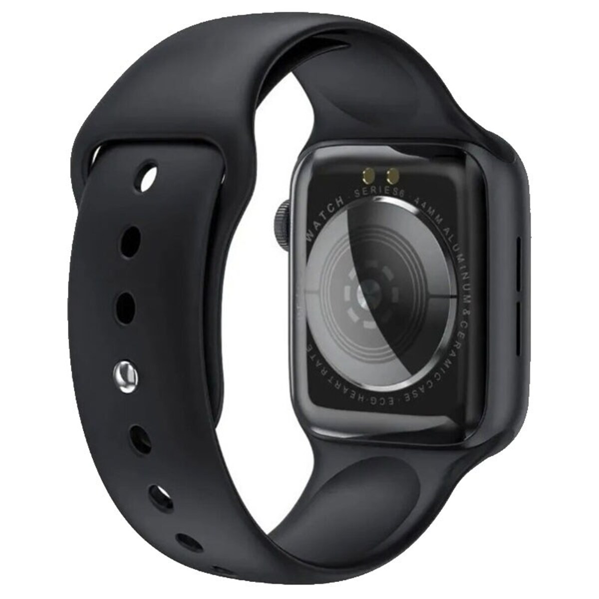 Foto 6 pulgar | Smartwatch Fralugio Reloj Inteligente W26 Full Touch Termómetro Oxímetro y Notificaciones color Negro