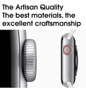 Foto 6 | Smartwatch Fralugio Reloj Inteligente W26 Full Touch Termómetro Oxímetro y Notificaciones color Negro