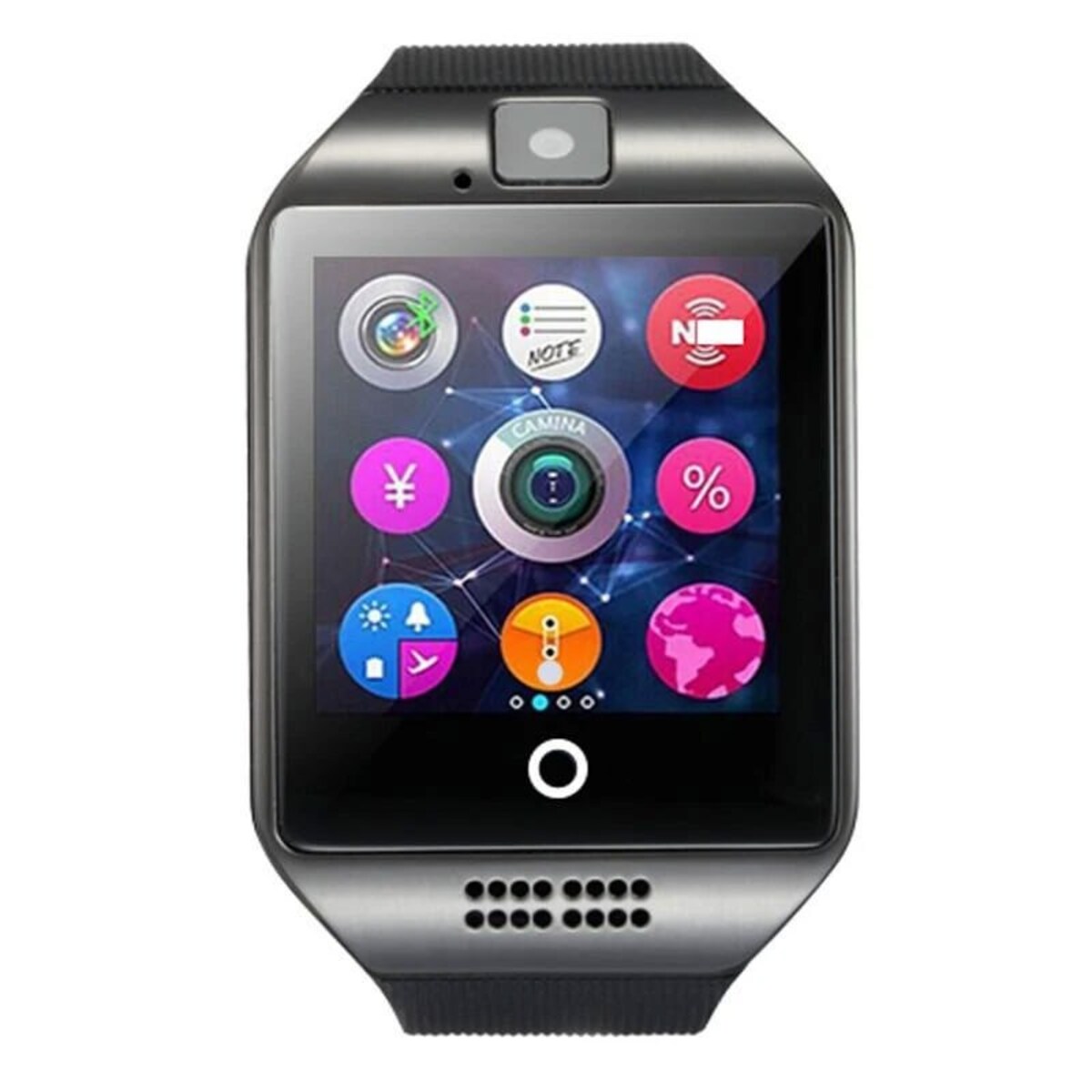 Foto 3 pulgar | Smartwatch Fralugio Reloj Inteligente con Cámara y Grabadora de Voz Q18 color Negro