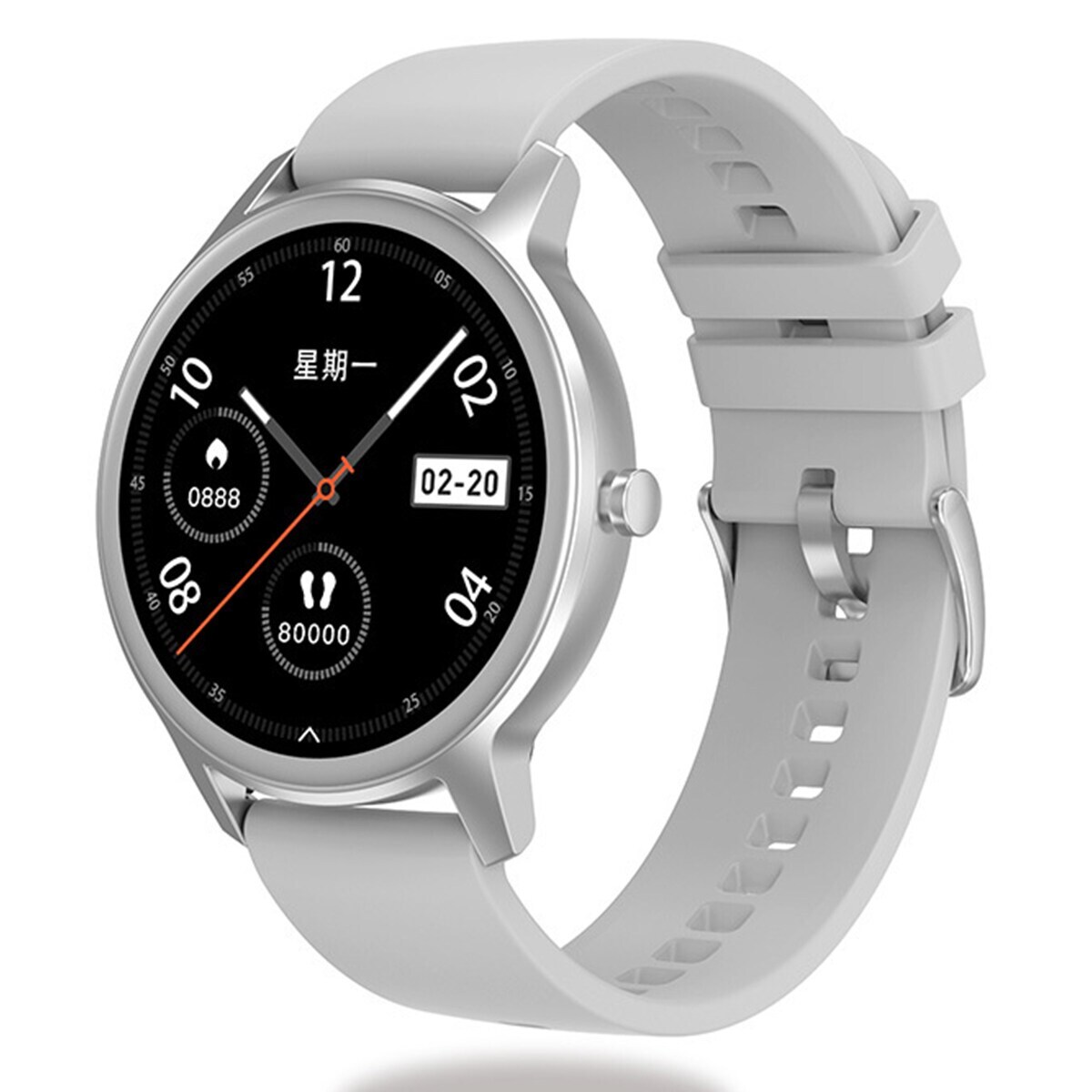 Smartwatch Fralugio Dt56 color Blanco