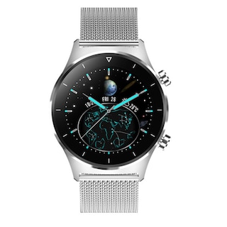 Foto 3 | Reloj Fralugio E13 color Plata Inteligente Smartwatch Metal Notificaciones Full Touch