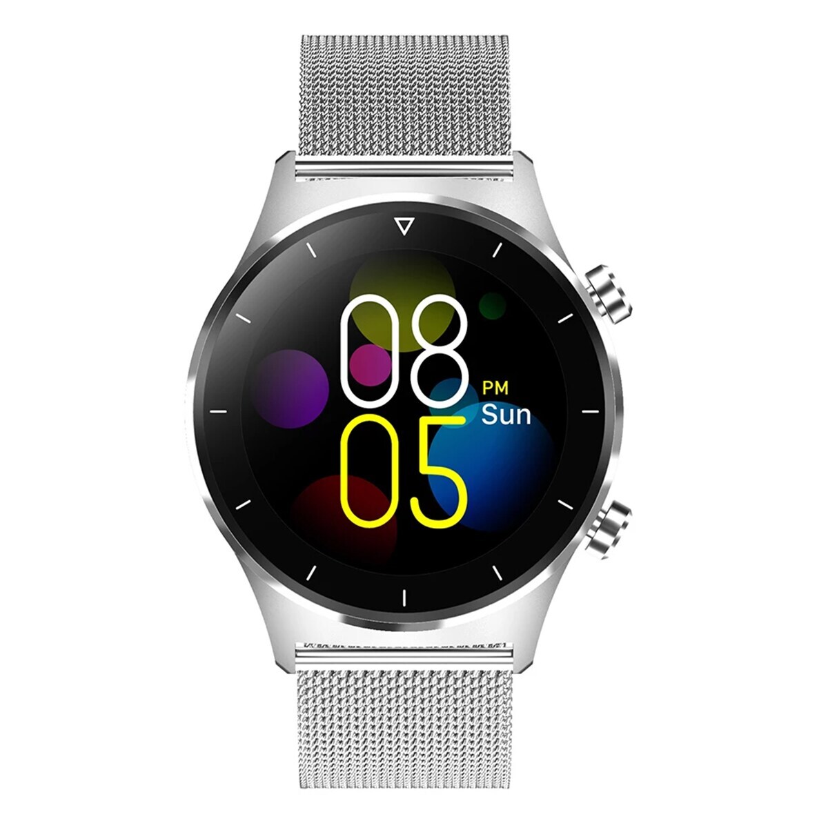 Foto 4 | Reloj Fralugio E13 color Plata Inteligente Smartwatch Metal Notificaciones Full Touch