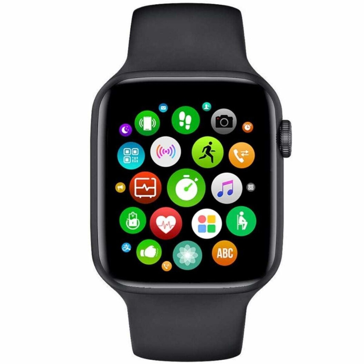 Foto 4 pulgar | Reloj Inteligente Fralugio W58 color Negro Smartwatch Full Touch Notificaciones de Redes