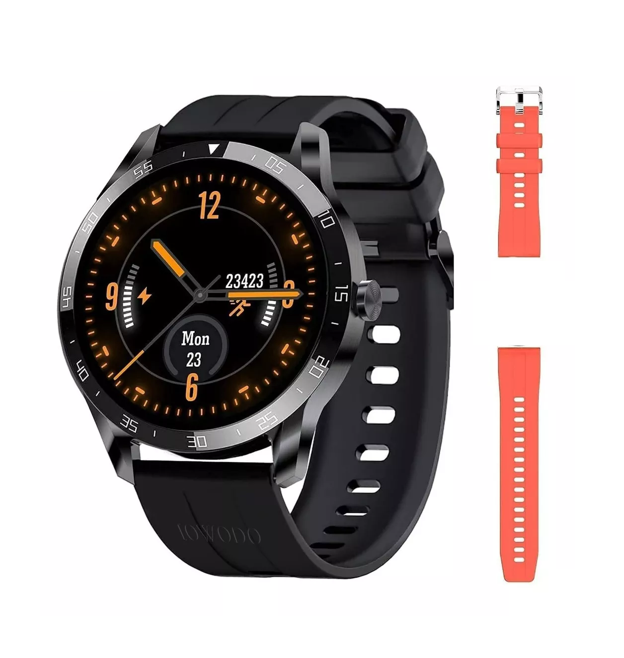 Foto 2 pulgar | Reloj Inteligente BELUG color Negro Bluetooth Impermeable para Hombre