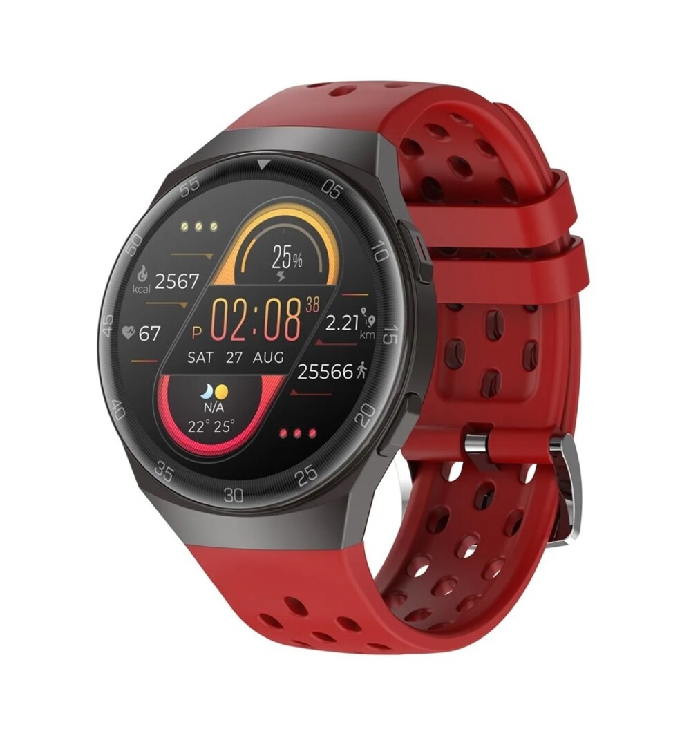 Foto 3 pulgar | Smartwatch Fralugio Bw0272 color Rojo