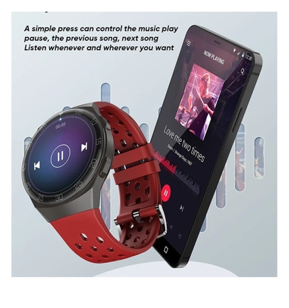 Foto 4 pulgar | Smartwatch Fralugio Bw0272 color Rojo