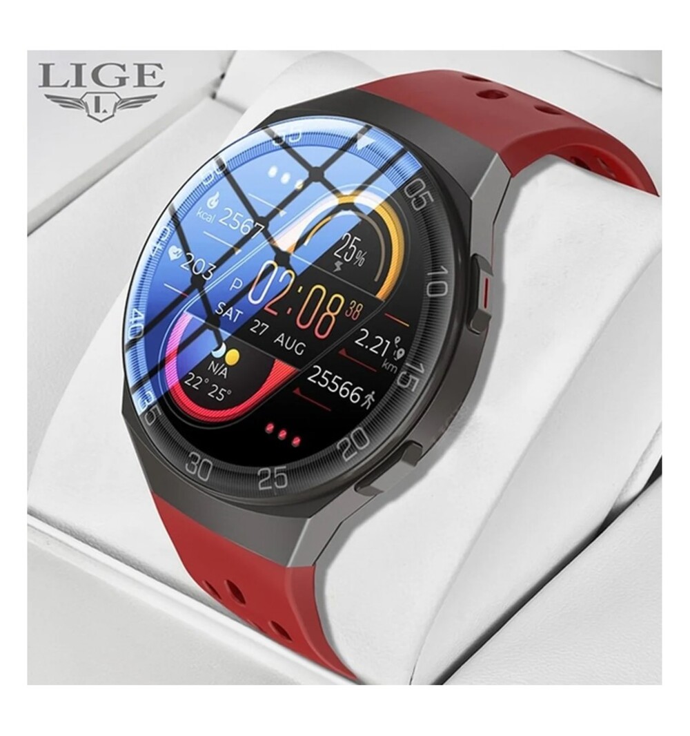 Foto 6 pulgar | Smartwatch Fralugio Bw0272 color Rojo